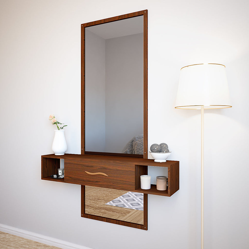 Classic Modern Premium Wooden Dressing Table Mirror