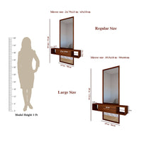 Classic Modern Premium Wooden Dressing Table Mirror