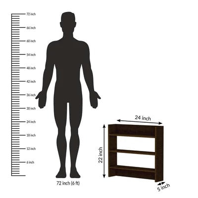 Classic Rectangular Shaped Wooden Wall Shelves