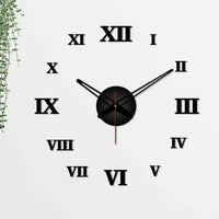 Designer Roman Number Big Size 3D Infinity Wall Clock