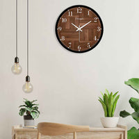 Designer Wooden Pattern Printed Wall Clock