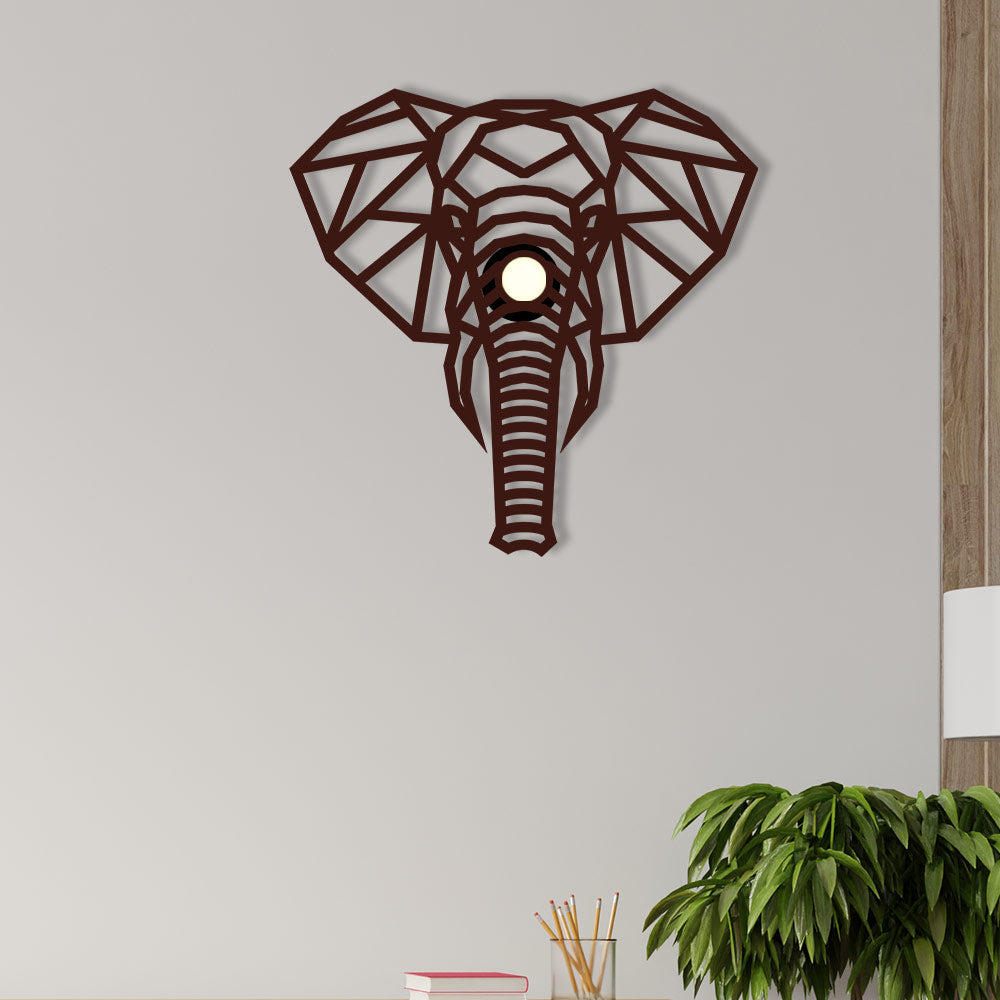 Elephant Design Shadow Lamp