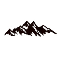 Himalayan Mountain Backlit Wooden Wall Art  with LED Night Light Walnut Finish