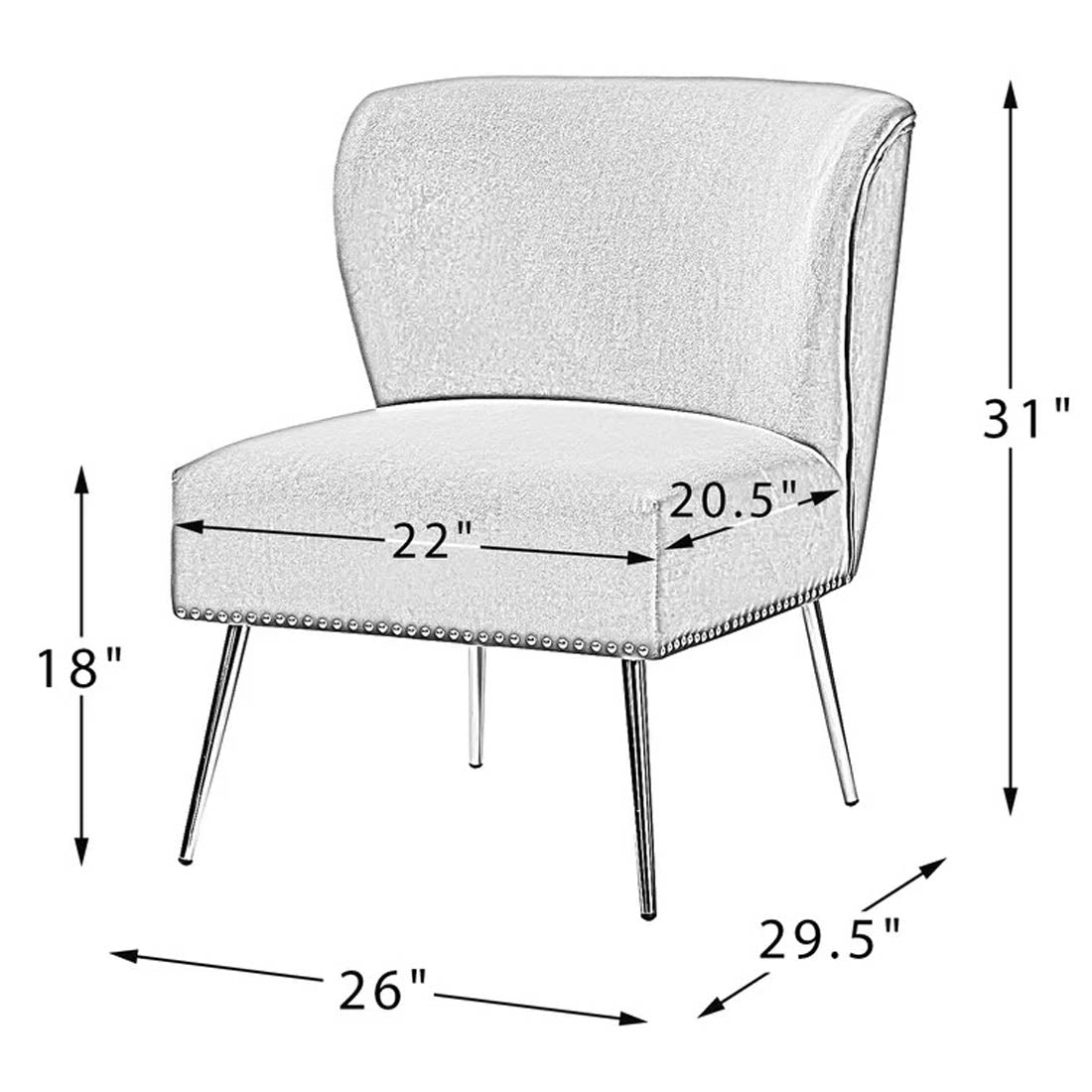Minimalist Design Baby Pink Velvet Lounge Chairs