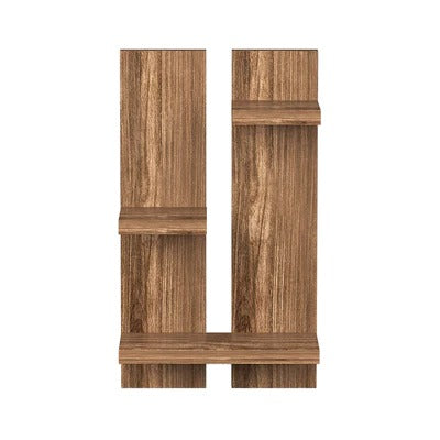 Minimalist Rectangular Shaped Wooden Wall Shelves