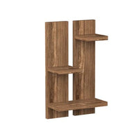 Minimalist Rectangular Shaped Wooden Wall Shelves