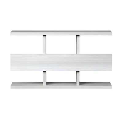 Cubist White Display Modern Geometric Wall Shelf