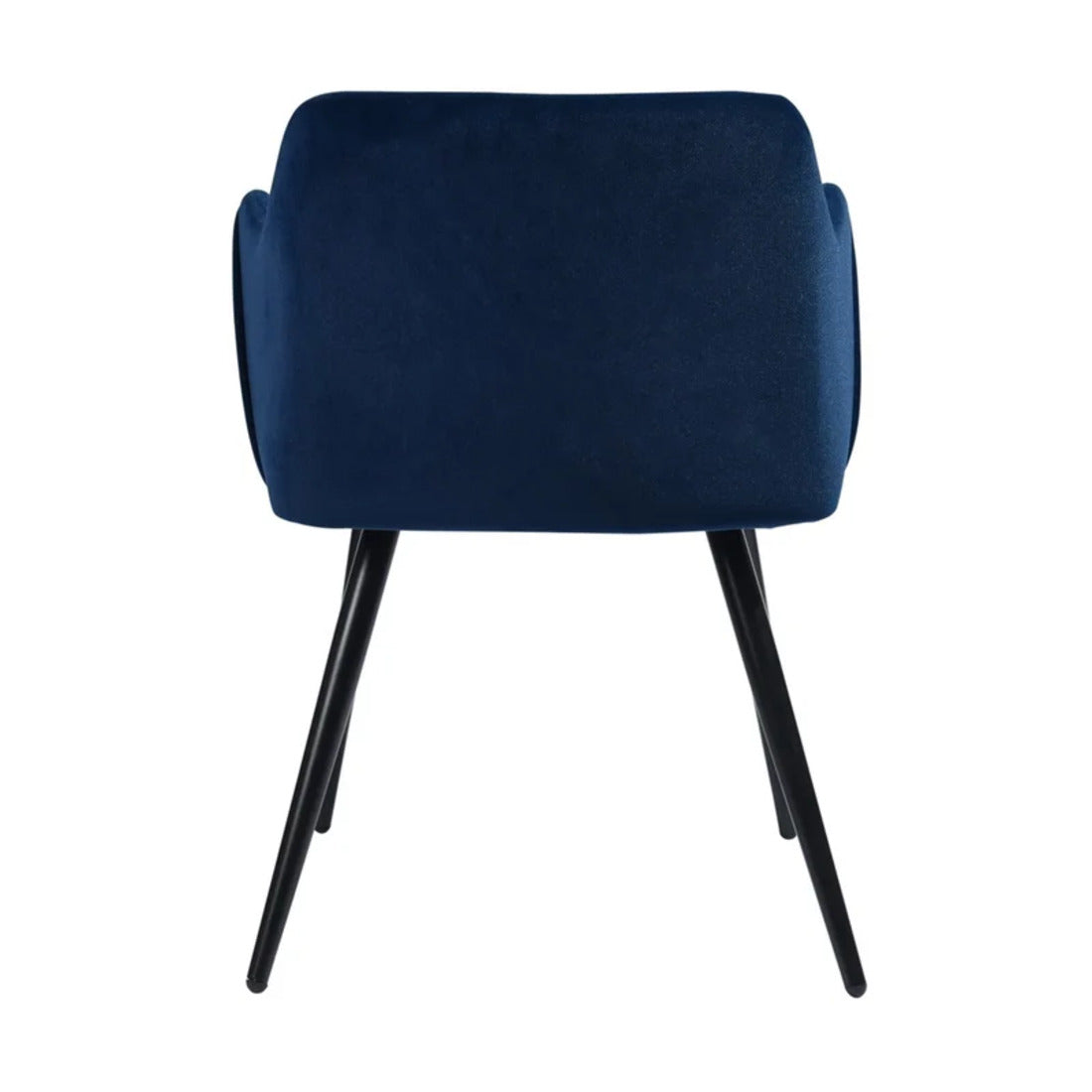 Navy Blue Luxury Cushion Velvet Lounge Chair