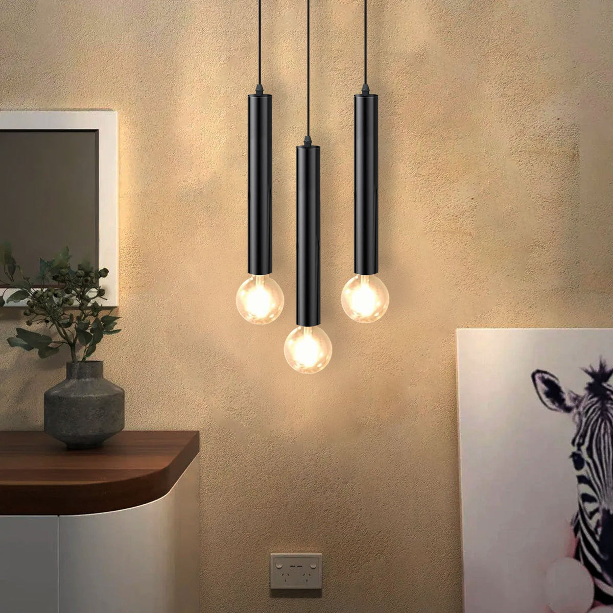 Pendant Ceiling Light Set of 3 Modern Look Ceiling Lamp For Home Decoration, Living Room