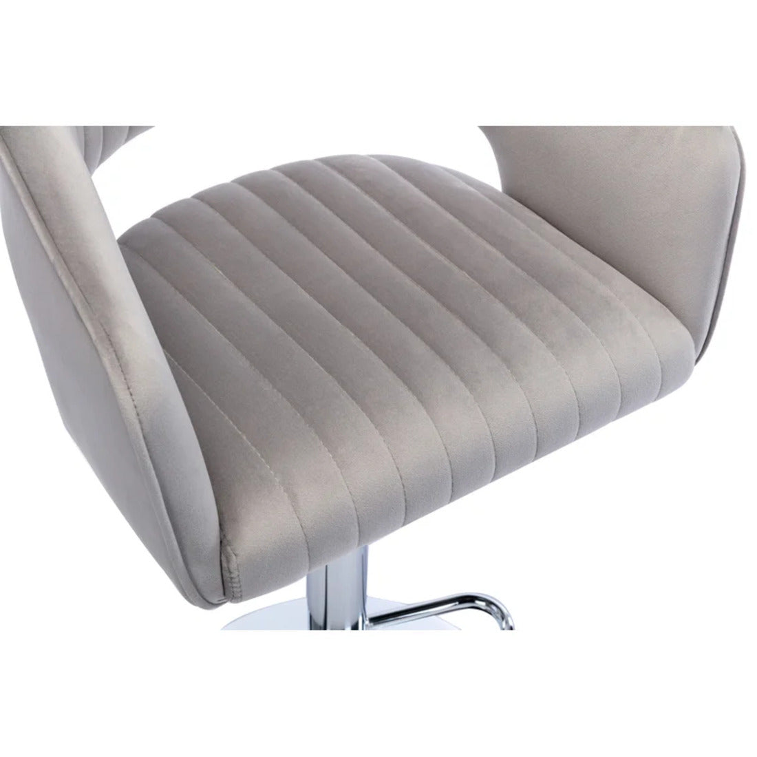 Plush Feel Velvet Adjustable Bar Stool / Long Chair