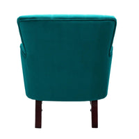 Premium Perfect Cushiony Tufted Super Comfy Emerald Velvet Sofa Lounge Chair