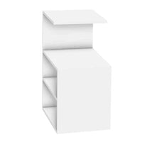 Premium Rectangular Shaped Wooden Wall Shelves with White Finish