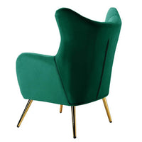 Royal Green Comfortable Tufted Velvet Sofa Lounge Chair