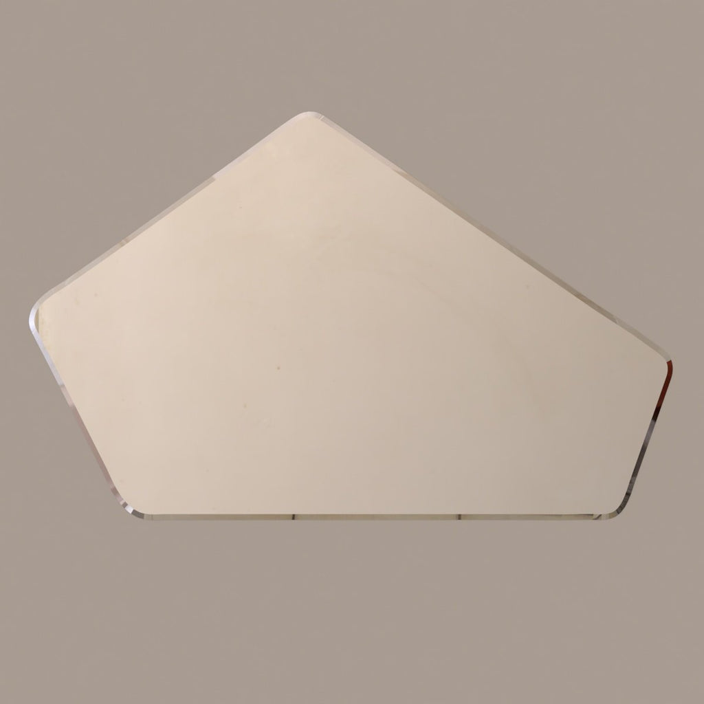 Scandinavian Frameless Beveled Geometrical Shaped Mirror