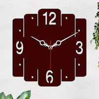 Trapezium Shape Designer Wooden Wall Clock