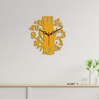 Tree Shape Designer Wooden Wall Clock