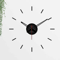 Without Numbers Designer Big Size 3D Infinity Wall Clock