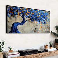 Vibrant Nature Abstract Canvas Painting for Modern Wall Decor