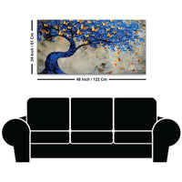 Vibrant Nature Abstract Canvas Painting for Modern Wall Decor