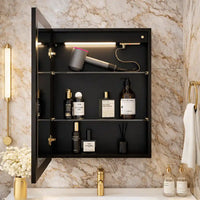 Wall Mounted Bathroom Cabinet Mirror with Backlit LED Design