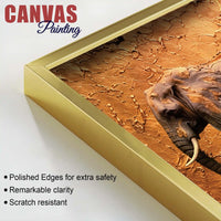 Wildlife Elephant Abstract Canvas Wall Painting