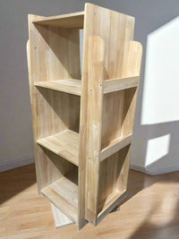 Wooden Book Rack for Kids |Book Organizer Shelf for Bedroom & Study Room