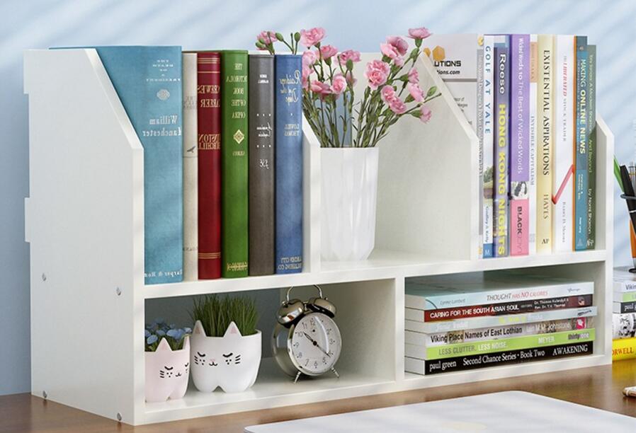 Wooden Desk File Organizer | Multi-Slot Document Storage Rack