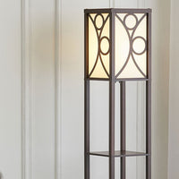 Wooden Display Shelf Lamp for Bedroom and Living Room