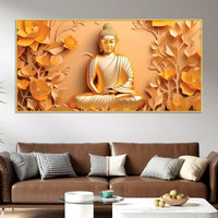 Zen Buddha Painting for Calm Living Spaces
