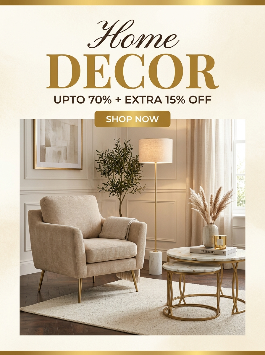 Home Decor Mobile Banner